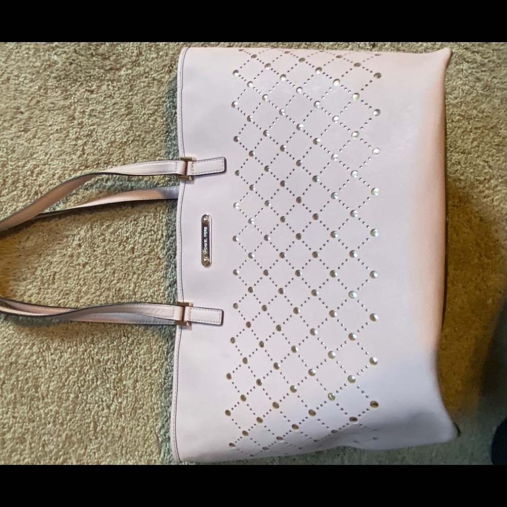 Authentic Michael Kors light pink tote bag